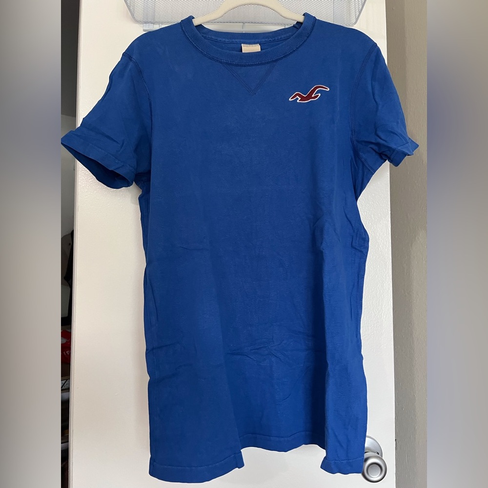 Hollister Navy Crewneck Tee
